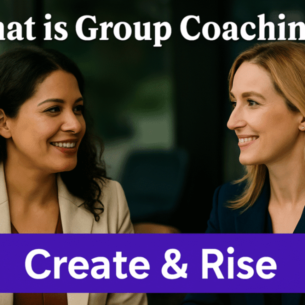 Women leaders in a group coaching session sharing support and growth