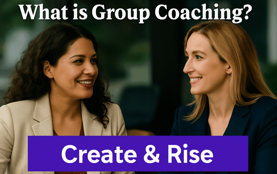 Women leaders in a group coaching session sharing support and growth